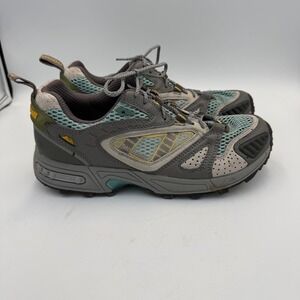 Montrail Terra-Flex Trail Running Hiking Shoes Grey Teal Womens 8.5 FORCOMT8062